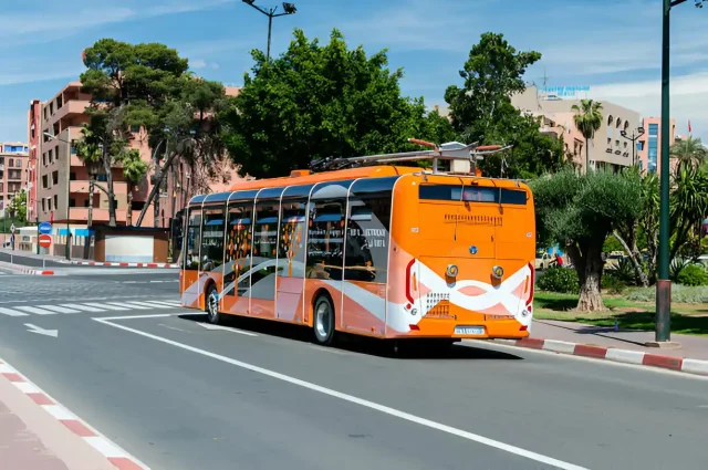 electric buses in Marrakech